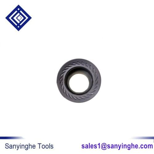 Free shipping Hoja giratoria CNC R2.5 / R3 / R4 / R5 / R6 / R8 de acero inoxidable RCMT10T3 / 1204 / 1606MOE