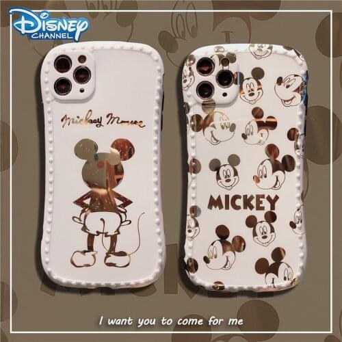 Disney Mickey Minnie All-inclusive Case for iPhone 11 Pro Max 12 Mini XR XS Max 7 8 Plus Full Protection Phone Cover Shell Cell