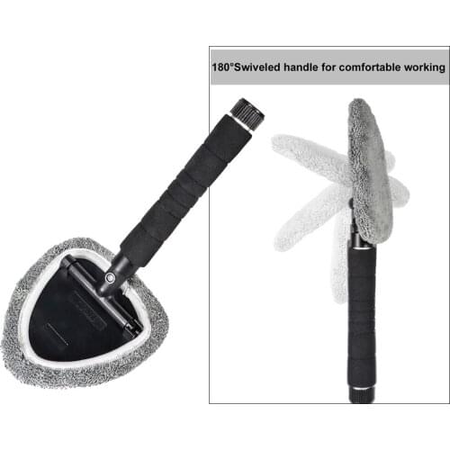 Microfiber Windscreen Car Glass Cleaner Demister Detachable Handle 28CM -47CM