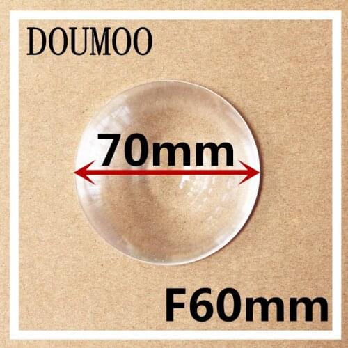 Diameter 70 mm Fresnel Lens Focal length 60 mm High light condenser Fresnel Lens used Solar concentrator Plane enlarge