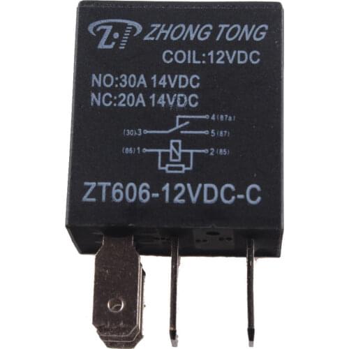 EE support EE support 5 X Car Electronics 12V 20A/30A SPDT Relay For Fuel Pump Horn Kit 5P 5 Pin Universal Car Styling