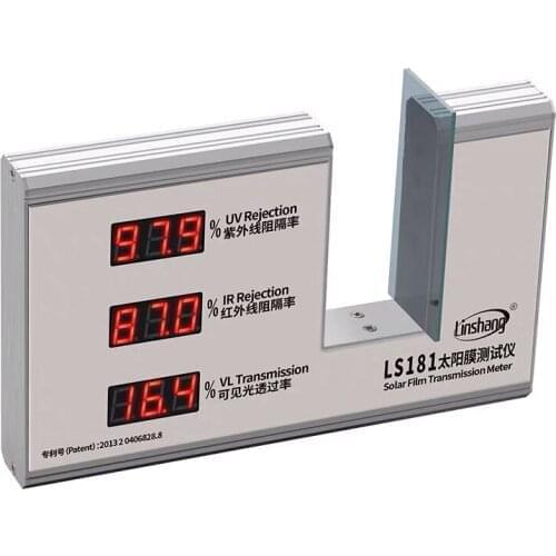 LS181 Solar Film Transmission Meter Measure And display UV, IR Rejection Value And Visible UV 950nm IR 365nm