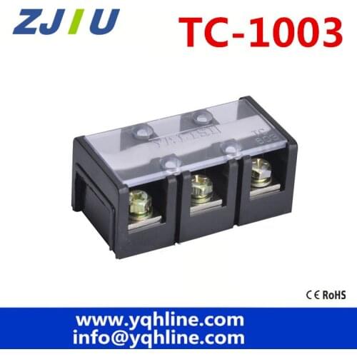 TC-1003 Fixed Terminal Block 600V 100A 3P 3 Positions large current Terminal blocks Universal terminal Patch panel line bank