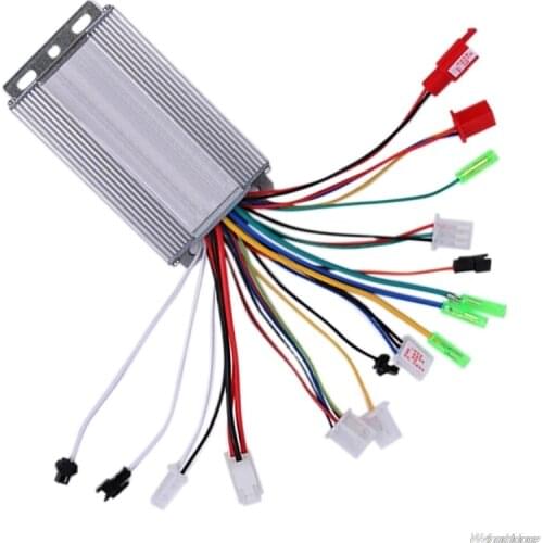 DC 36V/48V 350W Electric Bicycle Brushless Motor Controller with Aluminum Shell Electric Scooter Repair Tools