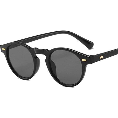 Round Sunglasses Trendy Men Brand Designer Sun Glasses Female Vintage Eyewear UV400 Male Driving Oculos De Sol Feminino