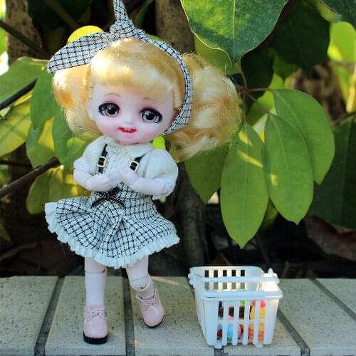 DBS DREAM FAIRY 1/8 BJD DOLL mechanical joint body animal series with makeup including hat clothes girl gift SD