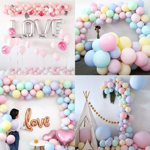 New 10 Inch 10pcs Latex Balloon Wedding Decoration Baby Shower Kid Favor Birthday Party For Decor Pink Rose Blue Balls Supplies