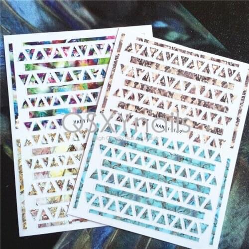 WHOLESALE 100pcs Leopard Print Strip Tape 3D Nail Art Sticker Stripe Adhesive Sticker Decals for Manicure Decoration