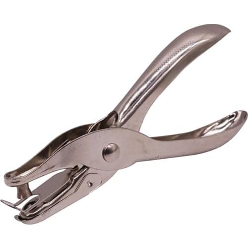 1 pcs Punch pliers 6mm aperture Stationery punching machine Paper punch Loose-leaf pliers