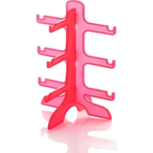 Glasses Shelf Display Rack 3 Layers Sunglasses Plastic Show Stand Holder Counter