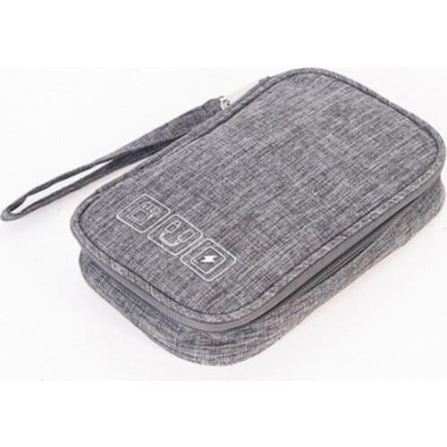 Portable Data Cable Storage Bag Travel Electronic Accessories Bag Digital Camera USB Charger Mobile Power Storage Bag Box
