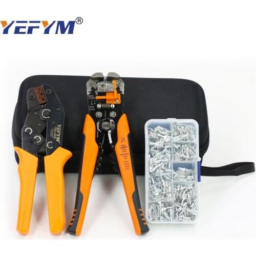 Hand tool terminal crimping pliers SN-48B, used for crimping wire connector terminals. Jaw/tool kit/wire stripper/terminal