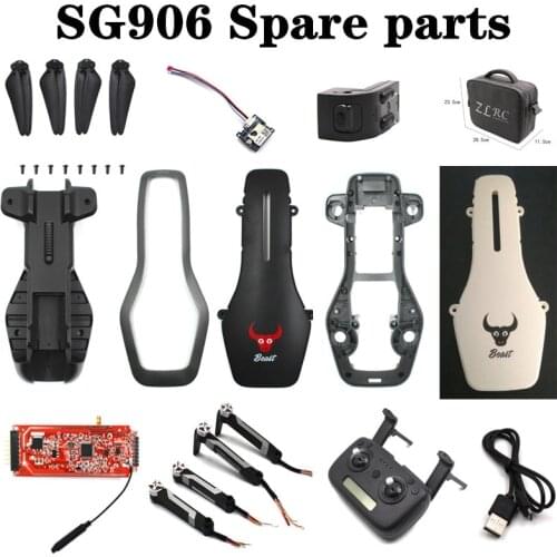 SG-906 SG906 RC Drone Quadcopter Spare Parts Remote call Motor Arm Blades Body Shell GPS Module Receiving Board Camera Control