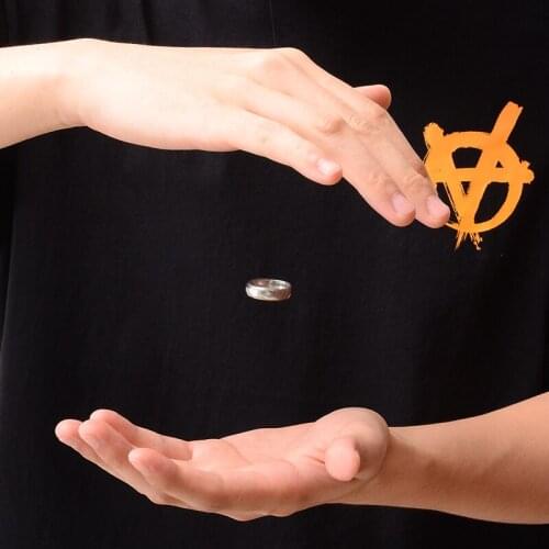 Magic Floating Ring Metal Floating Suspension Ring Interactive Toy Simple Magic Amateur Magic Props For Adults Children