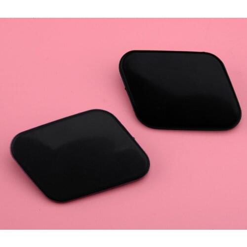 1 Pair Car Primed Headlight Washer Spray Jet Nozzle Bumper Cover Cap Fit for Nissan Qashqai J10 2007 2008 2009 2010