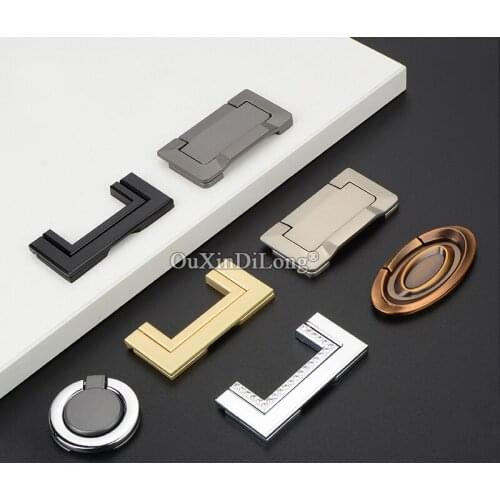Brand New 10PCS European Invisible Kitchen Cabinet Door Handles Cupboard Wardrobe Wine Cabinet Pulls Handles & Knobs No Drilling