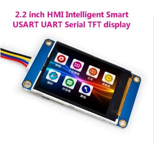 2.2'' 2.2 Inch Screen Integrated Serial SPI USART HMI Smart Character GPU TFT LCD Module 240*320
