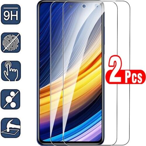 2Pcs for xiaomi mi poco x3 pro screen protector film for xiaomi mi poco x3 nfc soft tempered glass on poco x3 pro protective fim