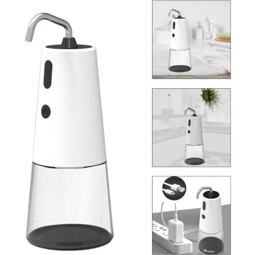 250 ml Automatic Soap Dispenser Foam Soap Dispenser with Infrared Sensor No Touch Soap Dispenser for Kitchen Bathroom