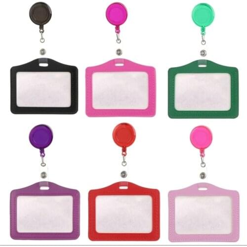 High Quality 620 Horizontal of Vertical Card sleeve Credit Badge Holder lanyards nurse name tag Accessories id card holder