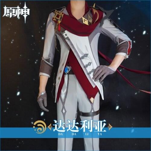 Anime Genshin Impact Tartaglia Game Suit Uniform Gorgeous Party Outfit Cosplay Costume Halloween For Men Free Shipping 2020 New
