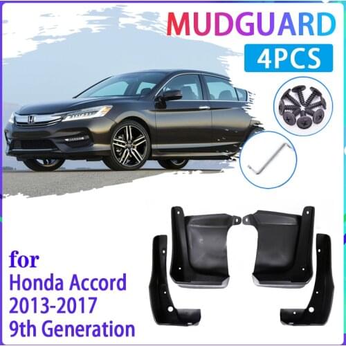 Car Mud Flaps for Honda Accord 2013~2017 2014 2015 2016 Mudguard Splash Guard Fender Mudflaps Auto Accessories