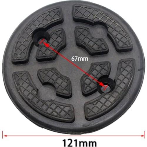 Black Rubber Jacking Pad Anti-slip Surface Tool Rail Protector Heavy Duty for Car Lift for Pinch Weld Side Pad Scissor Jack