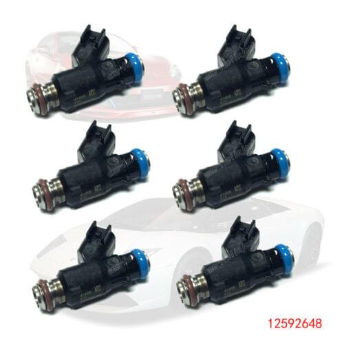Set of 6 Fuel Injectors FJ705,12592648 for Chevy Lucerne Impala Buick 3.5 3.9 V6