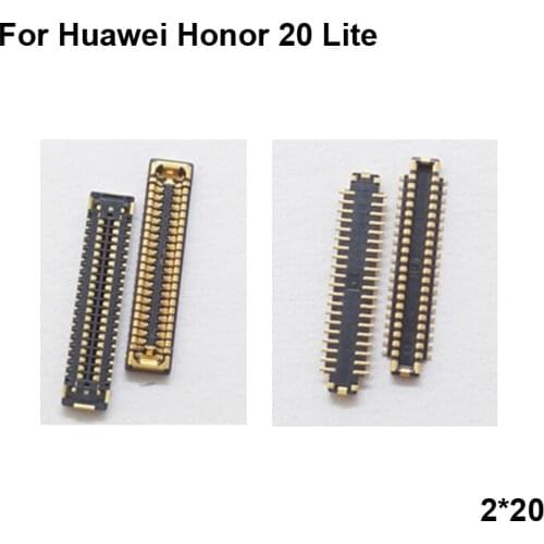 2pcs FPC connector For Huawei Honor 20 Lite LCD display screen on Flex cable on mainboard motherboard For Huawei Honor 20Lite