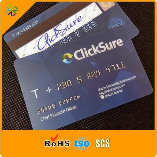 High-co(2750OE) magnetic strip panel encoding plastic cards with tracking 2