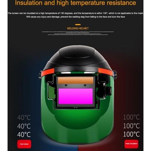 Welding Mask Solar Automatic Darkening Protective Mask Large View Welding Helmet Electric Plastic Welder Glasses Helmet