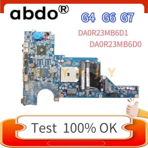 DA0R23MB6D1 DA0R23MB6D0 R23 For HP Pavilion G4-1000 G4 G6 G7 notebook computer motherboard 649948-001 645521-001 100% test work