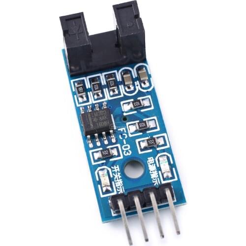 1PCS Slot Type IR Optocoupler Speed Sensor Module LM393 Groove Coupler Sensor 3.3V-5V Connect Relay Buzzer Module