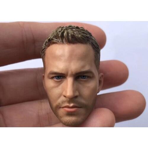 1/6 Scale Europe and America Male Racing Driver Head Sculpture Model for 12" Action Doll
