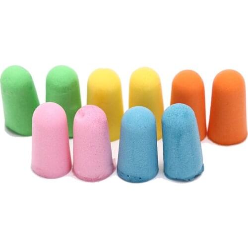 Soft Earplugs Noise Reduction Foam Ear Plugs Noise Reduction Earplugs For Sleep Slow Rebound Earplugs 5Pairs