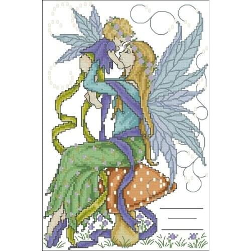 Genuine Product Egypt Long-staple Cotton Self-Made cross stitch kits Suite Joan Elliott-Angel Mother