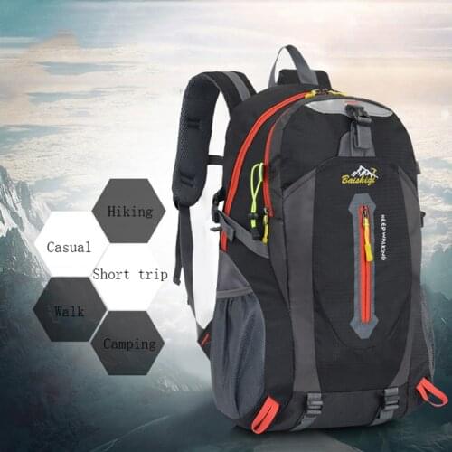 30L Camping Mochilas Hiking Mens Backpack Sports Nylon Backpack Rucksack Unisex Laptop School Bag for Boys Girls Shoulder Bags