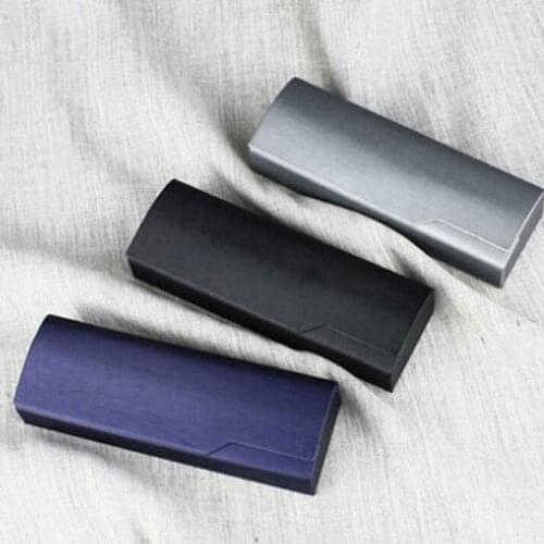 New Fashion Men Women Vintage Retro Square Glasses Box Sunglasses Linen Folding Eyewear Case Optical Storage Potable Glasses Box