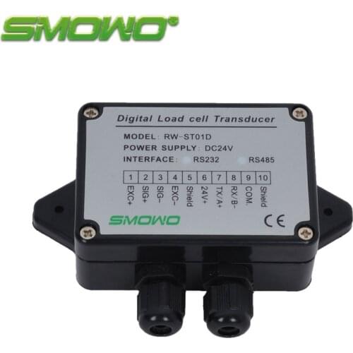 Amplifier sensor load cell digital transducer transmitter RW- ST01D 2.0 RS232/RS485 smowo