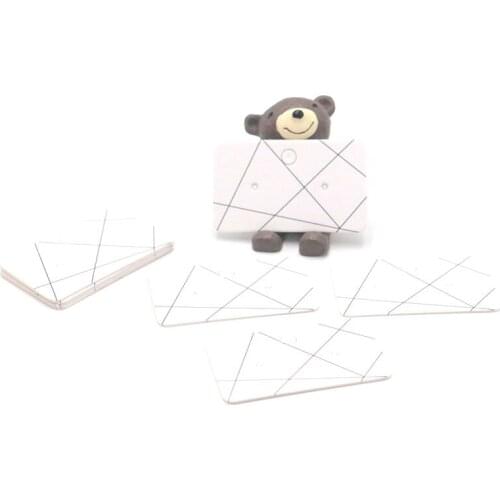 200pcs Handmade Kraft Jewelry Cards Necklace/Earring/Hairpin/Pendant Packing Cards Jewelry Displays Cards Can Customize Logo