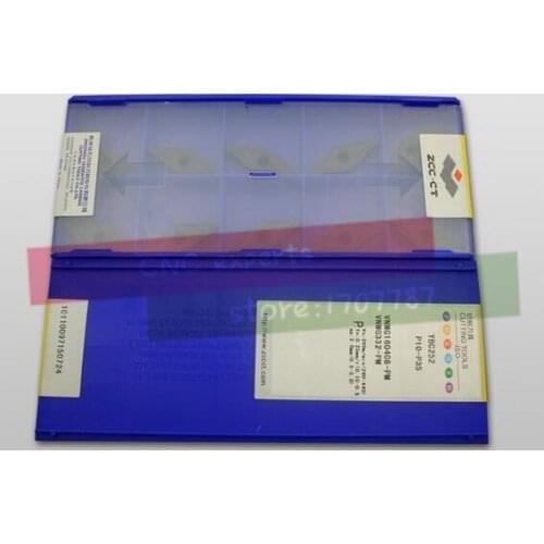 Free Shipping VNMG160404/VNMG160408-PM YBC252 (10pcs/lot) Cemented Carbide Cutting tools turning insert
