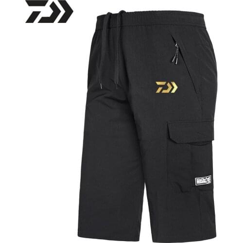 Daiwa Fishing Shorts In Fishing Clothing Breathable Man Summer Fishing Pants Shorts Trekking Outdoor Hiking Pants Travel L-8XL