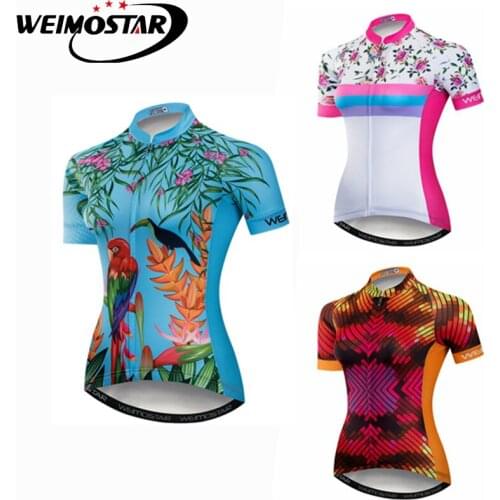 Weimostar Summer Cycling Jersey Short Sleeve Bicycle Jersey Maillot Ciclismo Riding Bike Cycling Clothing Bicycle Top