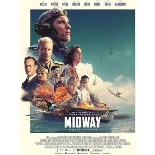 Lot style Choose Battle of the Midway Art print Silk poster Home Wall Decor