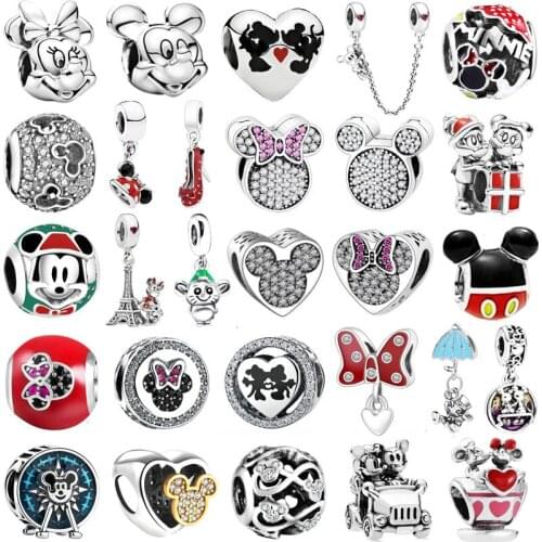 925 Silver European Charms Pandant Bead Fit Sterling Silver Bracelets Chain Bangles DIY Original Fashion Jewelry Making Gift