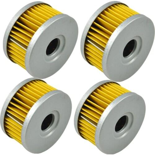 4pc Motorcycle Oil Filters For Suzuki VL125 DR250 DR250S DR250SE DRZ250 GN250 GZ250 SP250 TU250X VL250 DR350 DR350S SG350