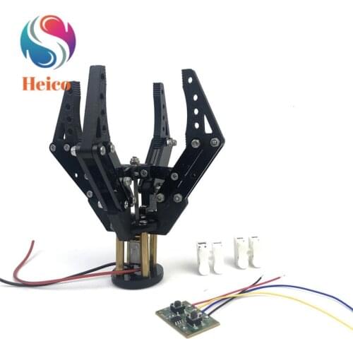Acrylic Mechanical Claw 3D Printing N20 Motor Clamp 6V 300rpm Robotic Gripper for Arduino DIY Robot Arm Manipulator Kit