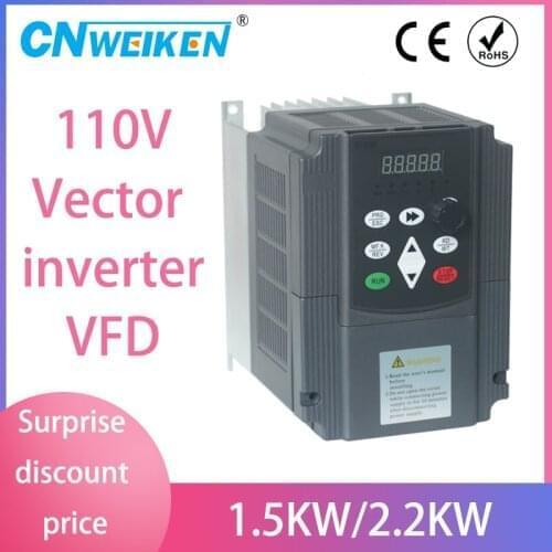 Single-phase inverter 1.5KW 110V universal output 110V inverter motor frequency converter