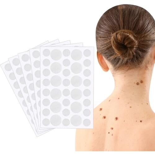 108pcs Skin Tags Moles Remover Patches Gift Wart Treatment Liquid Pen Remover Freckle Wart Tag Fast Healing Non-Drying Skin Care