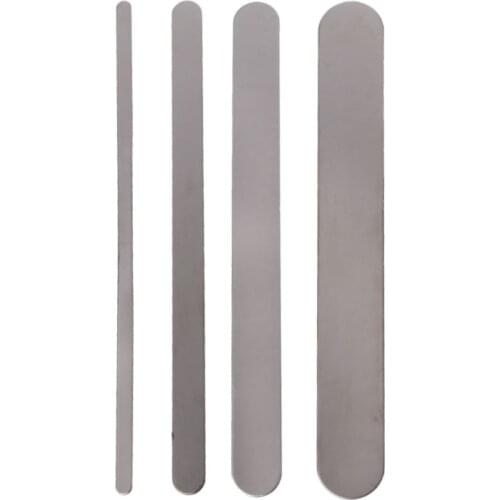 10Pcs Flat Blank Bending Stamping Customizing Bracelet Blanks Jewelry Making